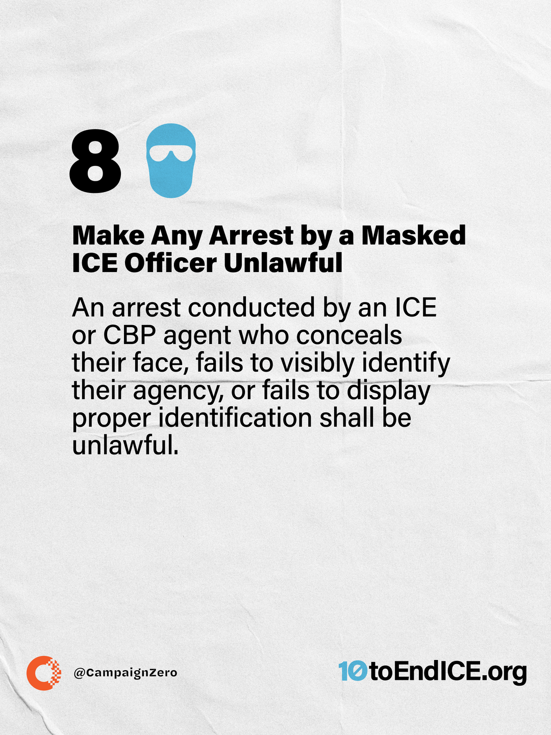 10 to End ICE carousel slide 11