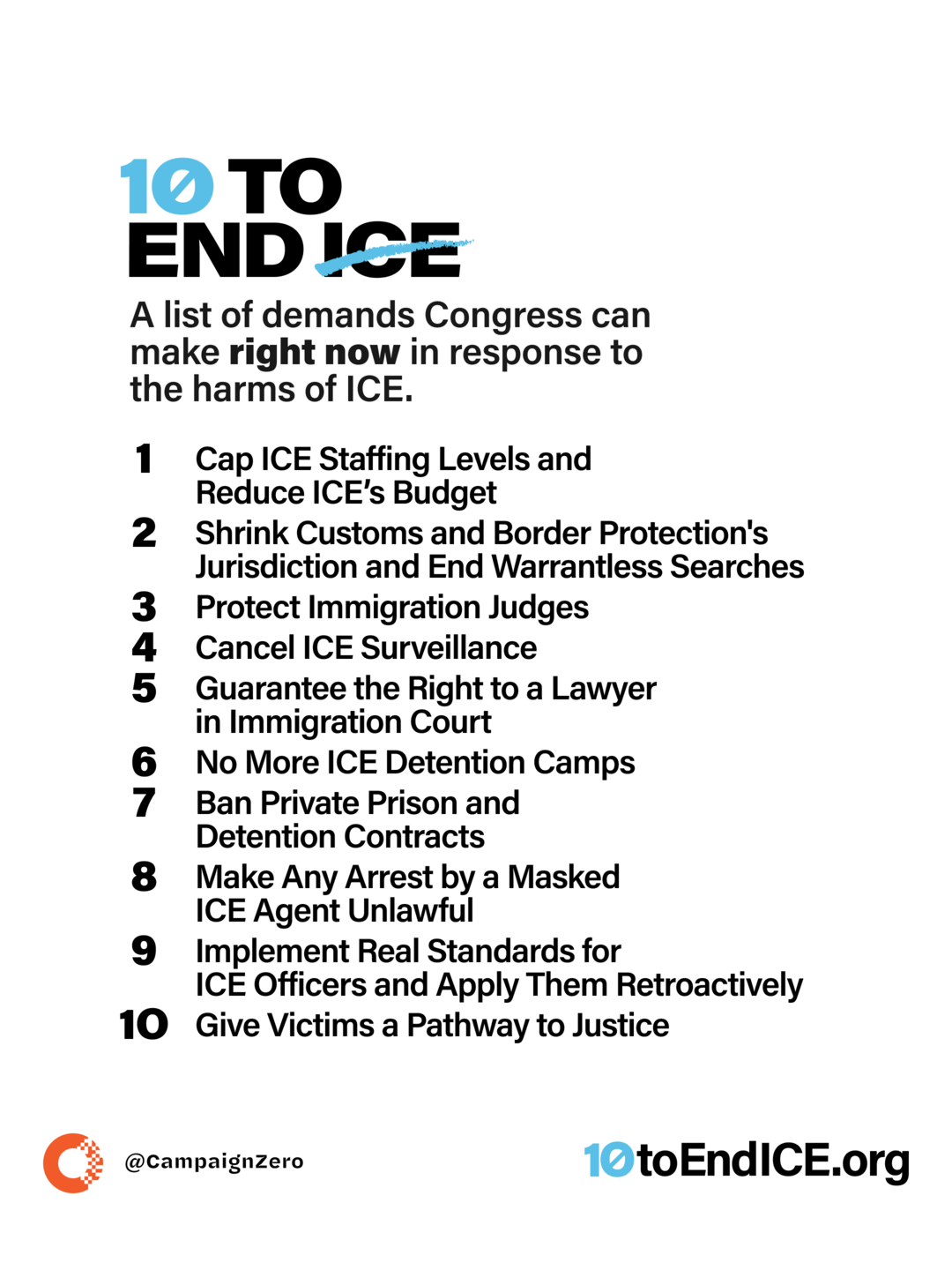 10 to End ICE carousel slide 3